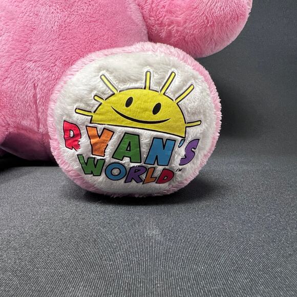 Build A Bear Workshop Ryan's World Alpha Lexa Pink Kitty Cat Stuffed Plush BABW - Picture 2 of 5